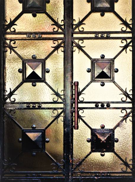 istock Paris black art deco style door 1232443038