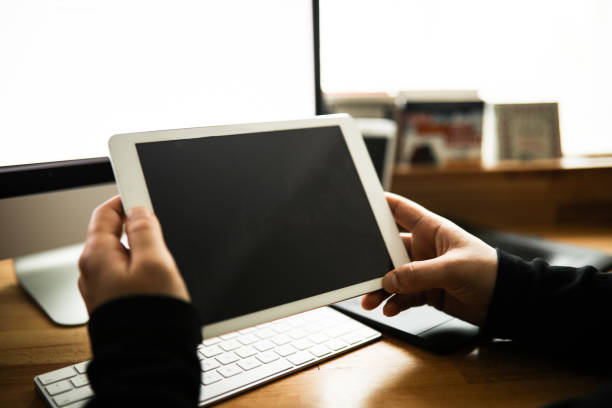 istock Technology, Touch Screen, Online Shopping and Working From Home 1232446629