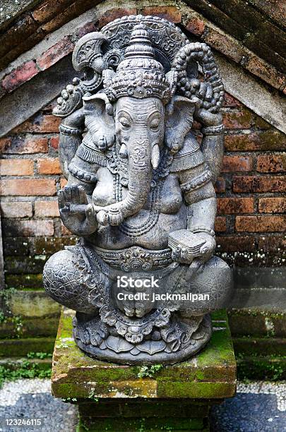 Ganesha Statue In Bali Indonesia Temple Stock Photo - Download Image Now - Asia, Bali, Balinese Culture