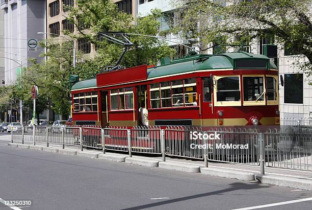 Tram Di Melbourne - Fotografie stock e altre immagini di Melbourne - Australia - Melbourne - Australia, Australia, Tranvia