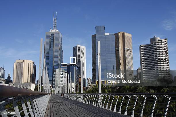 Skyline Della Città Di Melbourne - Fotografie stock e altre immagini di Melbourne - Australia - Melbourne - Australia, Affari, Ambientazione esterna