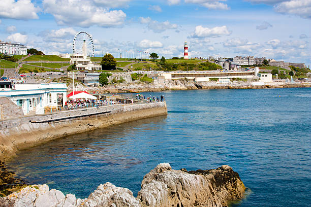 plymouth enxada - plymouth england imagens e fotografias de stock