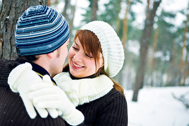 Couple in love stock photo