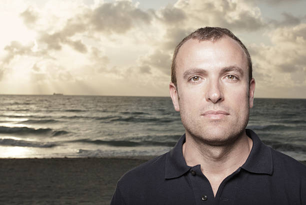 istock Headshot of a man on the beach 123271771