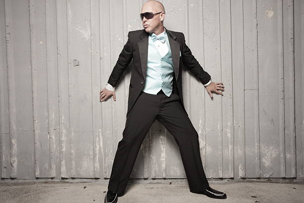 istock Man in a tuxedo and sunglasses 123279744