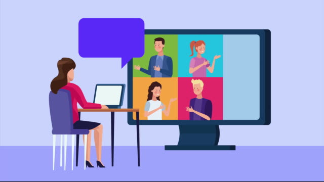 3,855 Meeting Cartoon Stock Videos and Royalty-Free Footage - iStock |  Virtual meeting cartoon, Business meeting cartoon, Zoom meeting cartoon