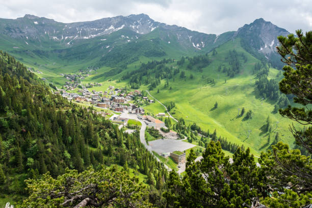 Malbun village in Liechtenstein.