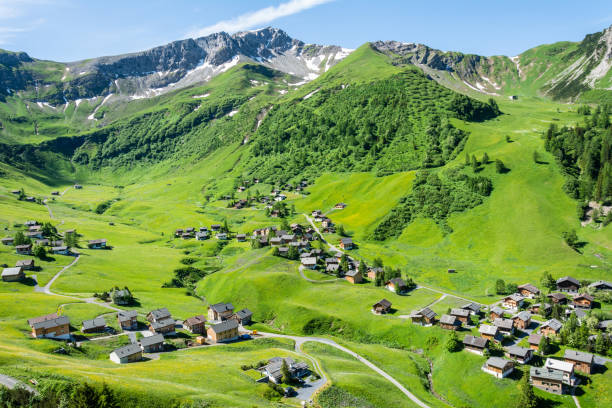 Malbun village in Liechtenstein.