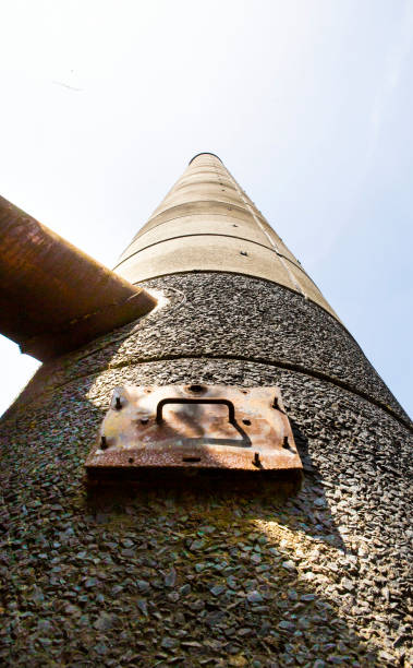 istock Industrial Chimney with Pipes 1233030079