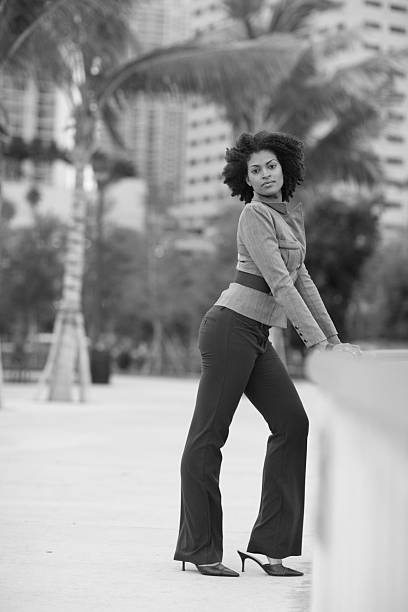 istock Woman leaning on the rail 123313852