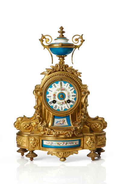 istock eighteen century antique table top clock 1233139099
