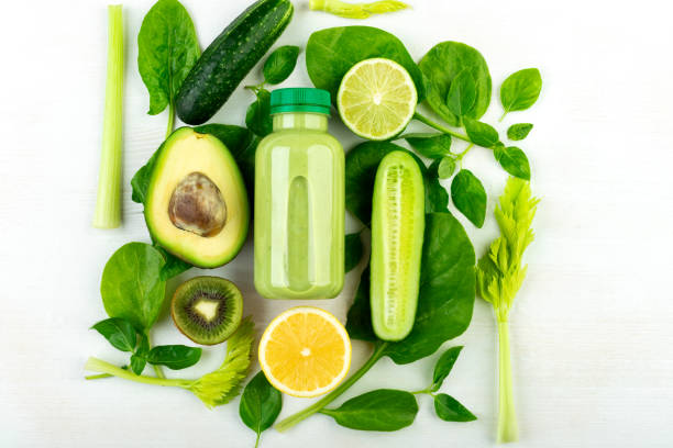 istock Set to create a simple cocktail for diet detox and proper nutrition 1233157454
