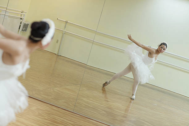 istock Ballerina looking in the glass 123322973