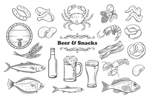 € ° ° - fischglas stock-grafiken, -clipart, -cartoons und -symbole