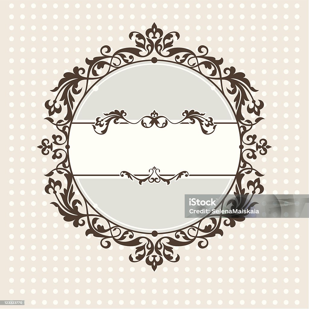 decorative frame abstract cute decorative frame vector illustration Abstract stock vector