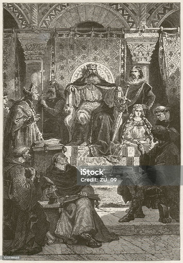 Charlemagne - Illustration de Charlemagne - Monarque libre de droits