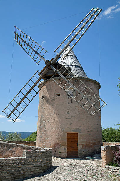 istock Windmill in Goult,Provence,France 123341008