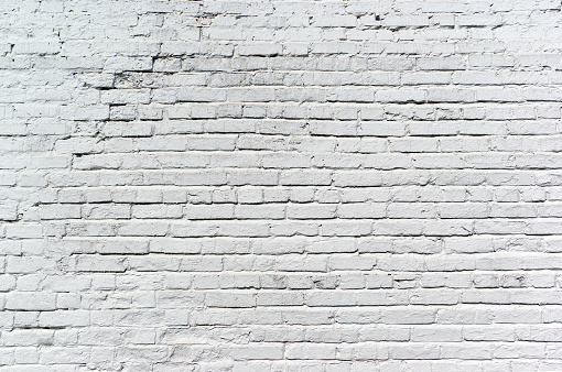 Brick wall paint white