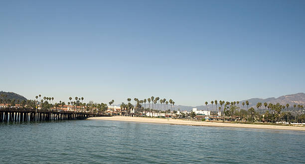 istock Santa Barbara Pier and view 123352498