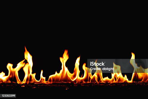 Flames Stock Photo - Download Image Now - Backgrounds, Burning, Color Image