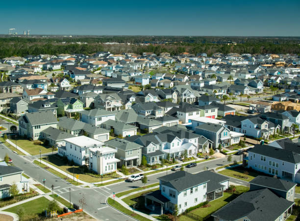 istock Drone Shot of Suburban Development in Florida 1233539687