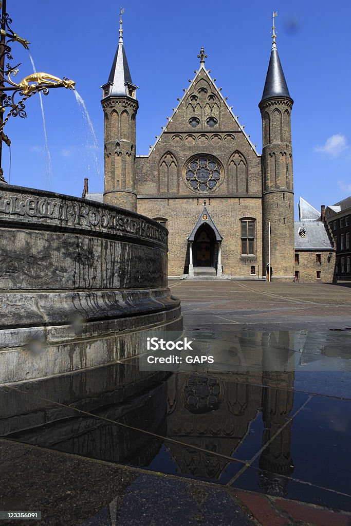 Knights'Hall em Binnenhof em Haia - Royalty-free Arquitetura Foto de stock