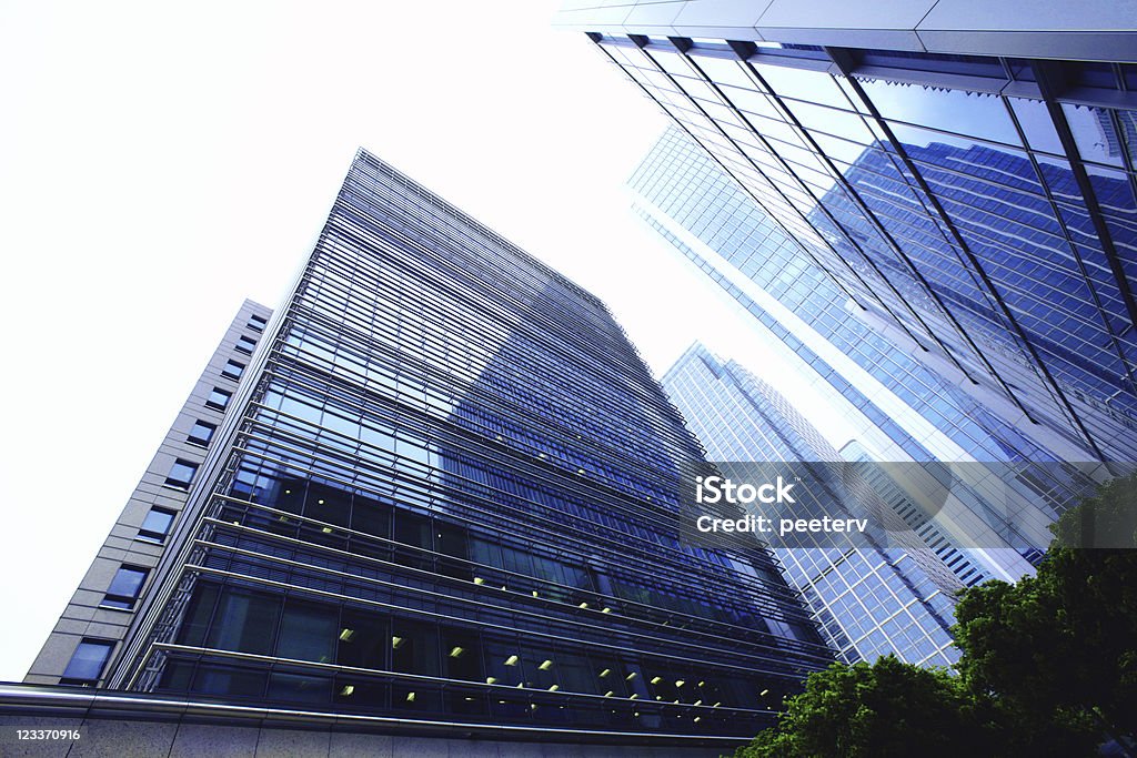 Acero y vidrio - Foto de stock de Rascacielos libre de derechos