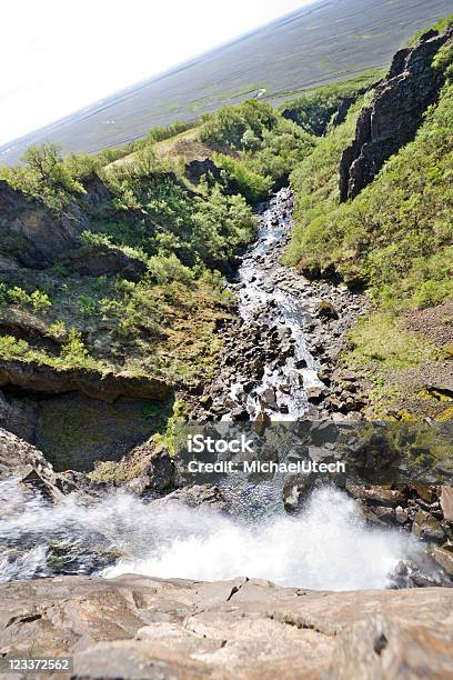 Cascada Desde Arriba Foto de stock y más banco de imágenes de Acantilado - Acantilado, Agua, Aire libre