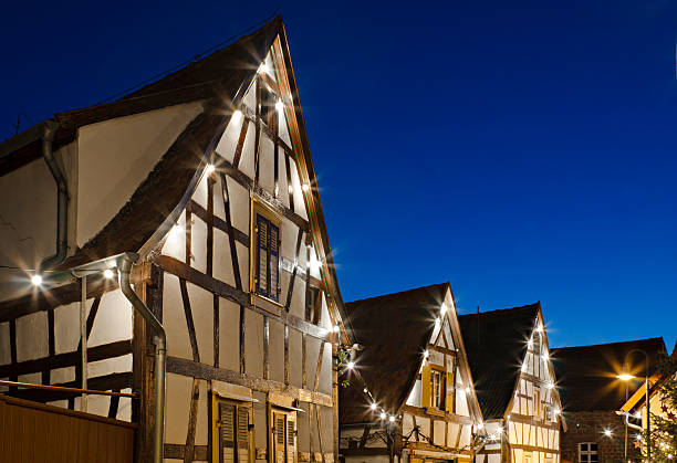 istock Christmas Street At Night 123375200
