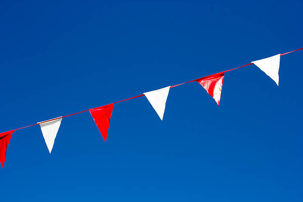 istock Small Flags of Bunting Hanging 123377480