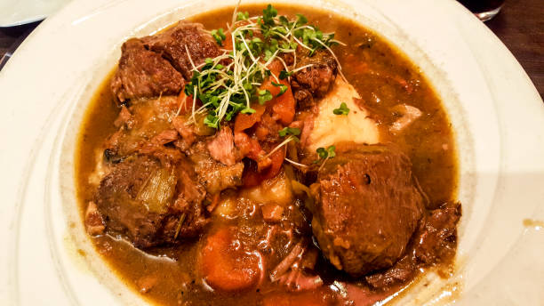 istock Beef Irish Stew with Guinness in Ireland 1233786198