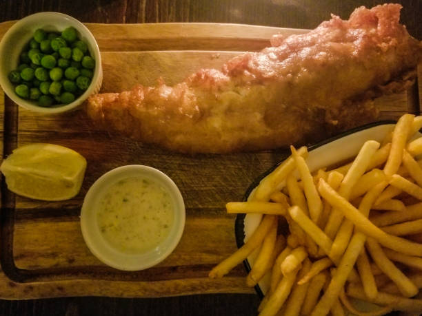 istock Fish and Chips meal in London, England 1233789777