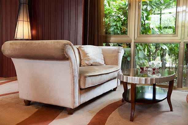 istock Living room with sofa and table 123381252