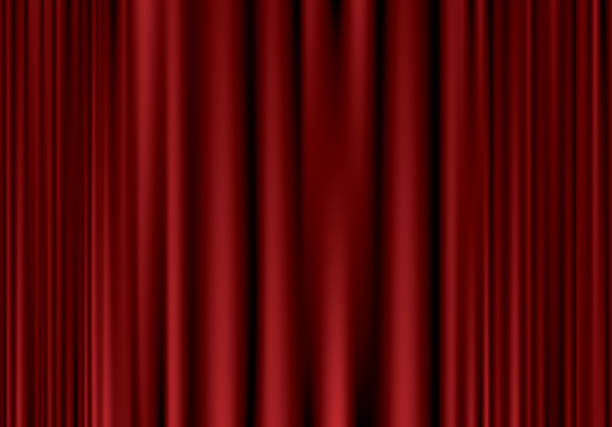 Red curtain Hi-res 300dpi jpg file is also included with Aics2 and Eps8. stage curtain stock illustrations