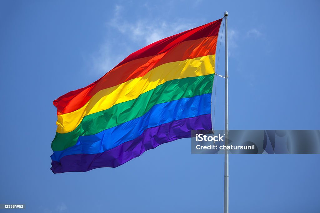 Gay Pride - Lizenzfrei Blau Stock-Foto