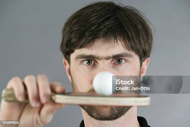 Table Tennis Ball Stockfoto und mehr Bilder von Aktivitäten und Sport - Aktivitäten und Sport, Badmintonschläger, Bart