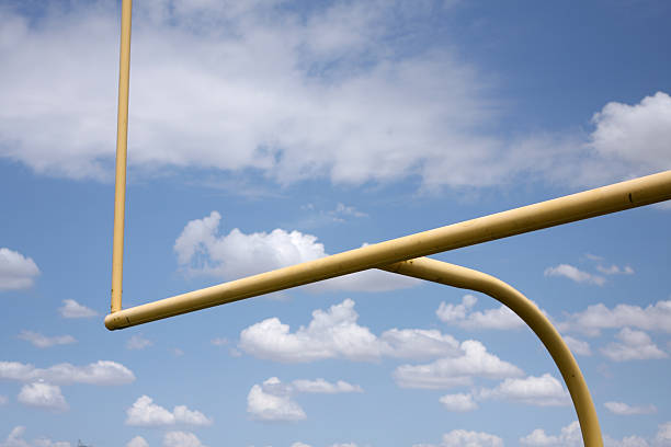 istock Football Field Goal Posts 123393683