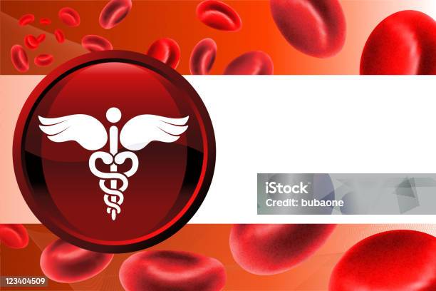 Krwinki Czerwone Tło Z Raportem Medycznym - Stockowe grafiki wektorowe i więcej obrazów Czerwony - Czerwony, Gradient koloru, Grafika wektorowa