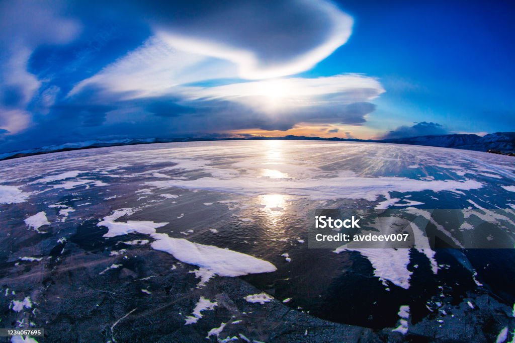 Het Baikalmeer - Royalty-free Siberië Stockfoto