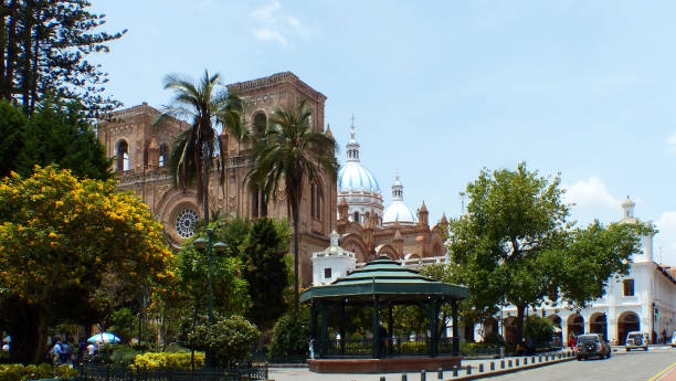 istock New Cathedral and Park Calderon in Cuenca, Ecuador 1234089026