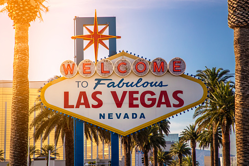 The welcome to fabulous Las Vegas sign