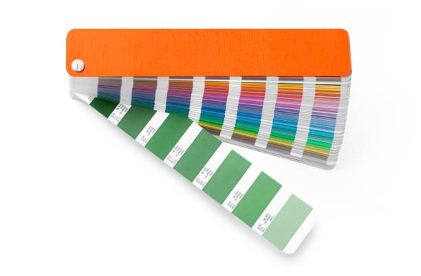 istock Color fan. Open Pantone sample colors catalogue. 1234216006