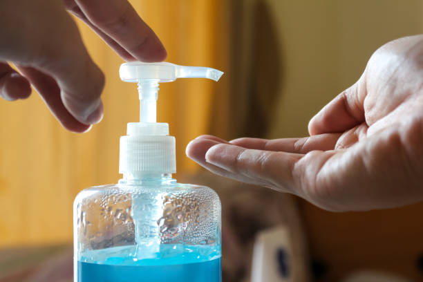 istock Hand sanitizer and hand concept 1234239058