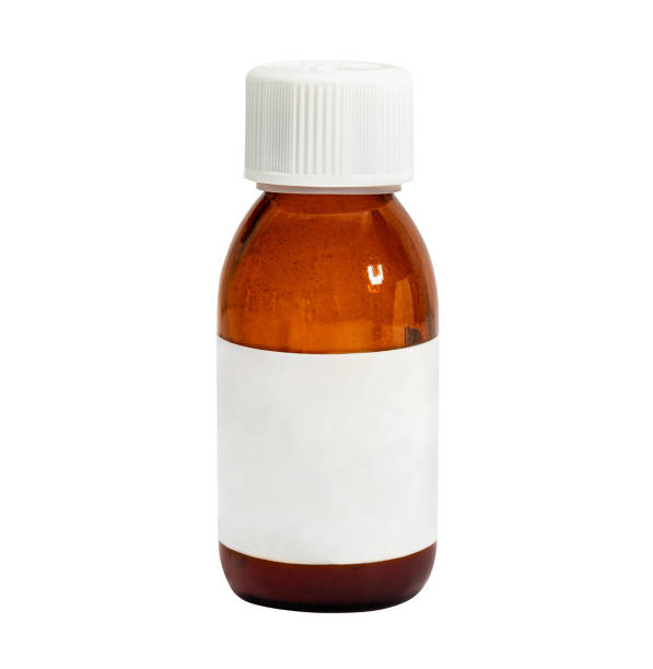 istock Glass bottle with medicine 1234426825