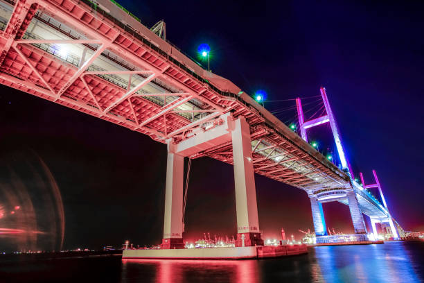 istock Yokohama Bay Bridge of night view (Tsurumi-ku, Yokohama City) 1234432523