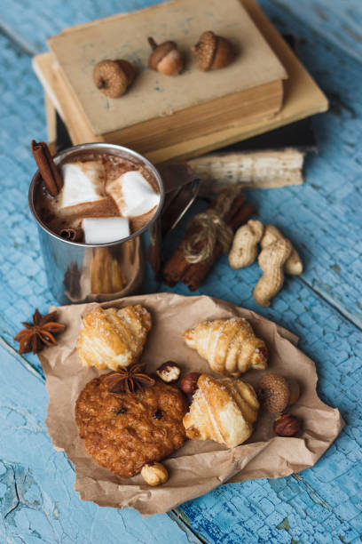 istock Metal mugs with cacao and marshmallows 1234438172