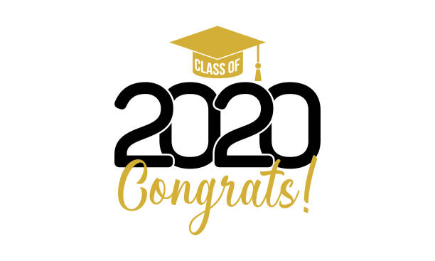 istock Lettering Class of 2020 for greeting, invitation card. Text for graduation design, congratulation event, T-shirt, party, high school or college graduate. Illustration, vector 1234488556