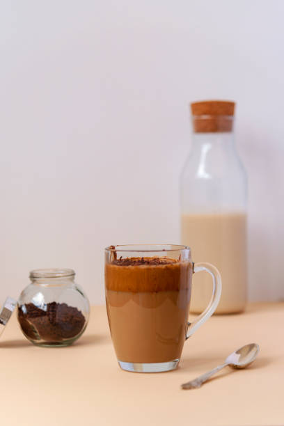 istock A cup of coffee with milk and chocolate, close up 1234495448