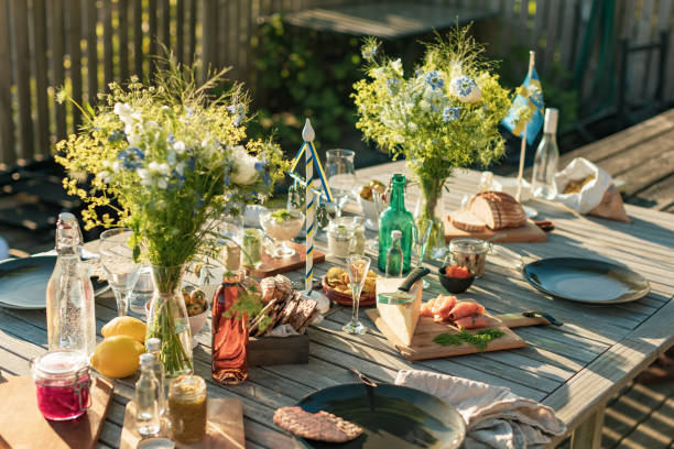 istock Midsummer lunch outdoors 1234521472