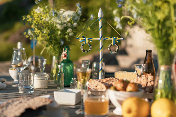 istock Midsummer lunch outdoors 1234523182
